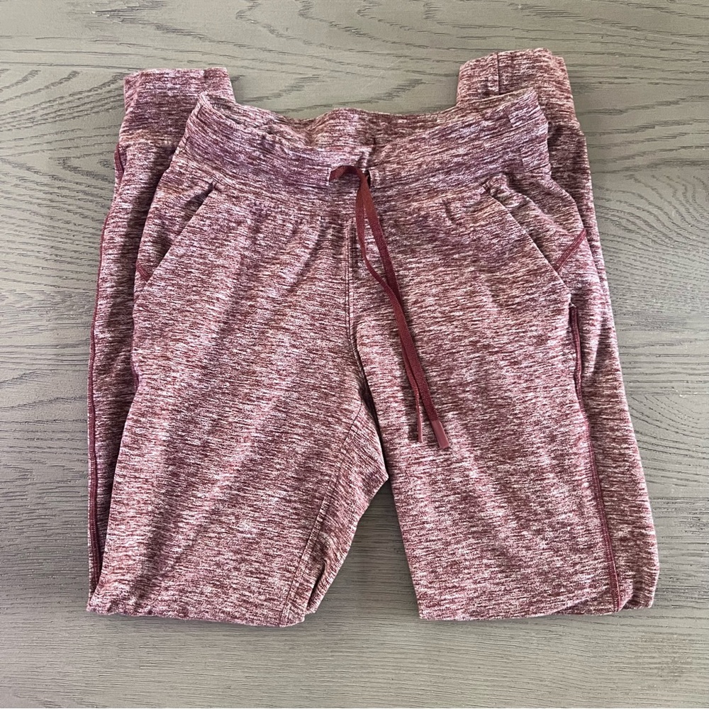 Lululemon Ready to Rulu Fleece Jogger Heathered Savannah Size 2 EUC